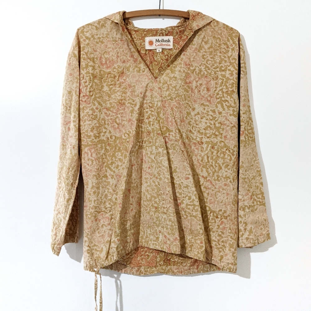 Mollusk California Hooded Tunic Top Size Small
